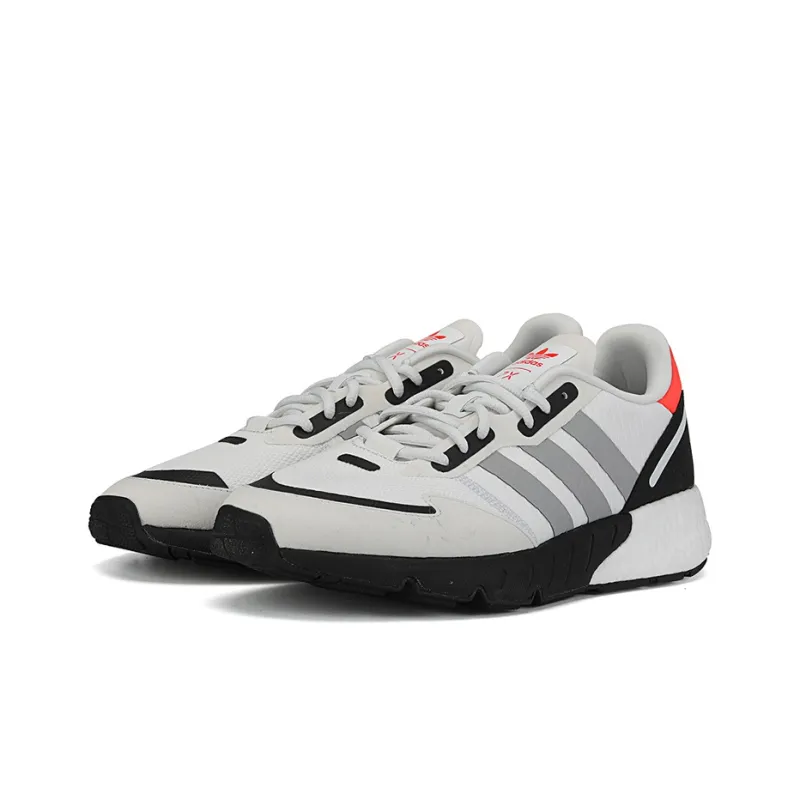 Adidas Originals Zx 1K Boost 'Crystal White Silver Metallic Black'-2