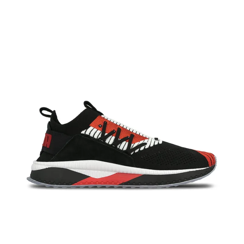 PUMA Tsugi Jun Cubism Black White Scarlet-1