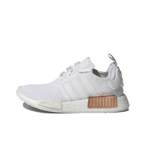 Adidas NMD R1 White Copper Metallic Women's