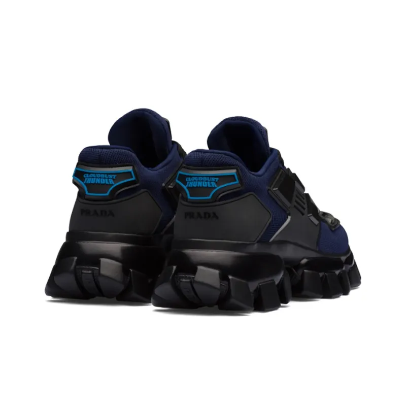 PRADA Cloudbust Thunder Casual Shoes Women's Low-Top Black/Blue-3