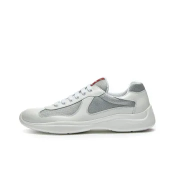 PRADA America's Cup Sneakers White Silver