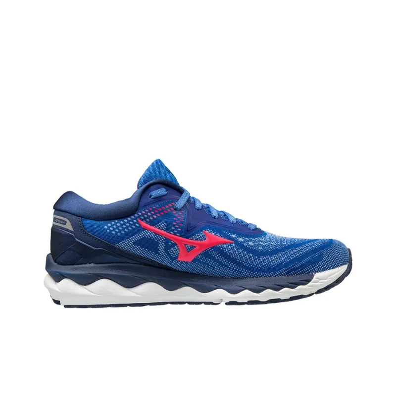 Mizuno Wave Sky 4 Casual Shoes Women's Low-Top Blue/Red-1