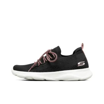 Skechers Bobs Surge Running Shoes Black/White/Pink Women's