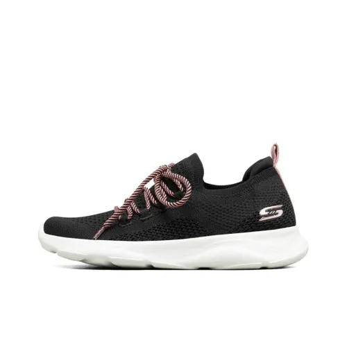Skechers Bobs Surge Running Shoes Black/White/Pink Women's