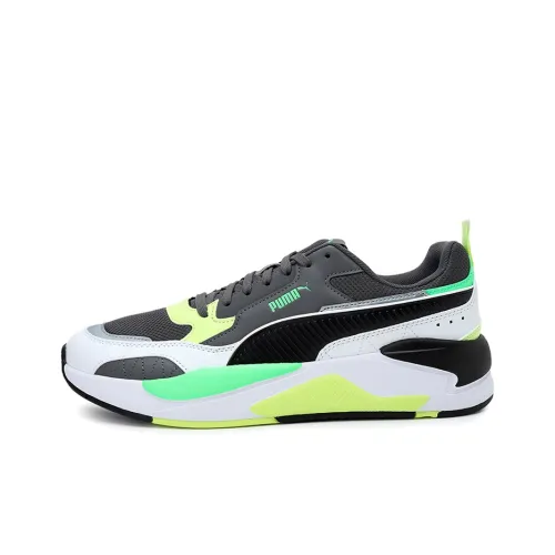 PUMA X-Ray 2 Casual Shoes Unisex Low-Top White/Yellow/Green/Gray