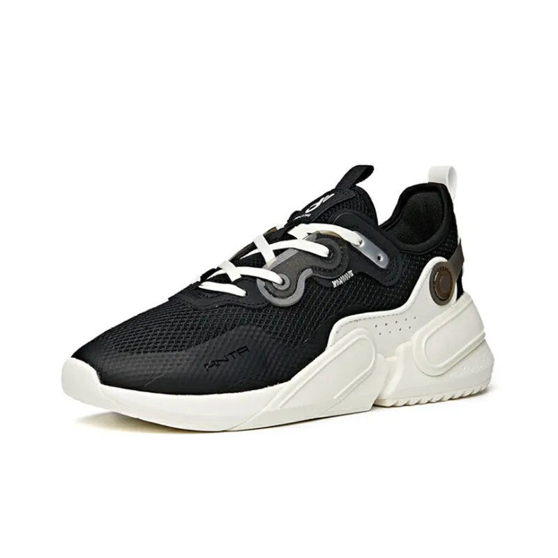 ANTA Casual Shoes Men Low-Top Black/White-1