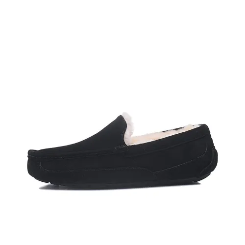 UGG Ascot Leather Slipper 'Black'