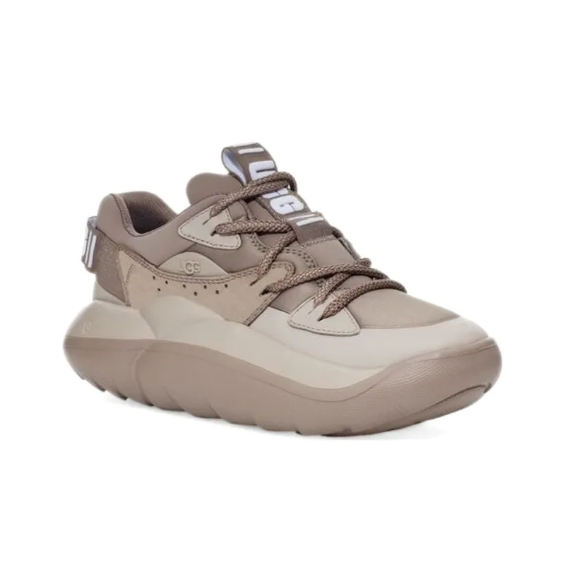 UGG La Cloud Lace Cozy Breathable Wear resistant Sports Shoe Gray Women's-2