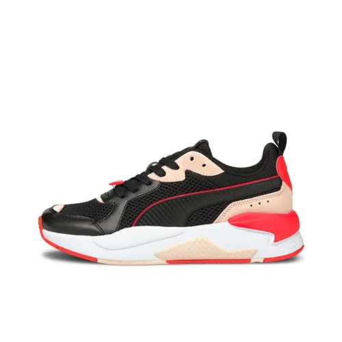 PUMA X-RAY Casual Shoes Women's Low-Top Black/White/Red