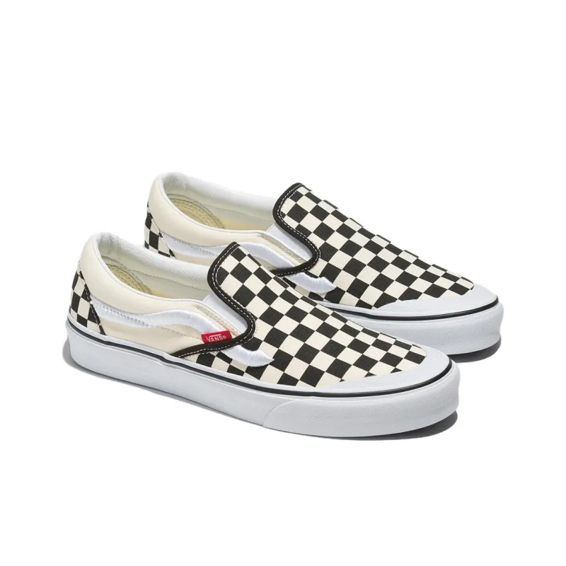 Slip-On Classic Vans 138 'Sidestripe - Black Checkerboard'-1