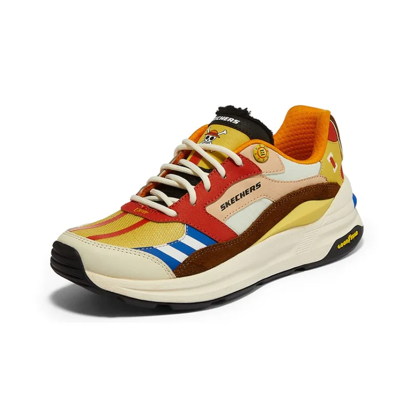 One Piece x Skechers Global Jogger Abrasion Resistant Low Top Casual Shoes Men's Multicolor-2