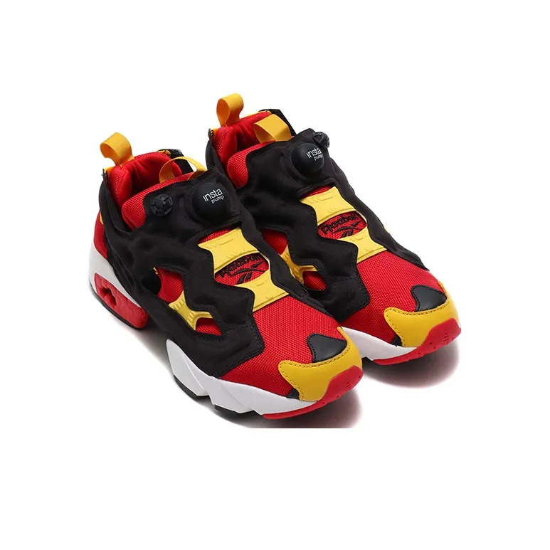 Reebok Instapump Fury Scarlet Toxic Yellow-2