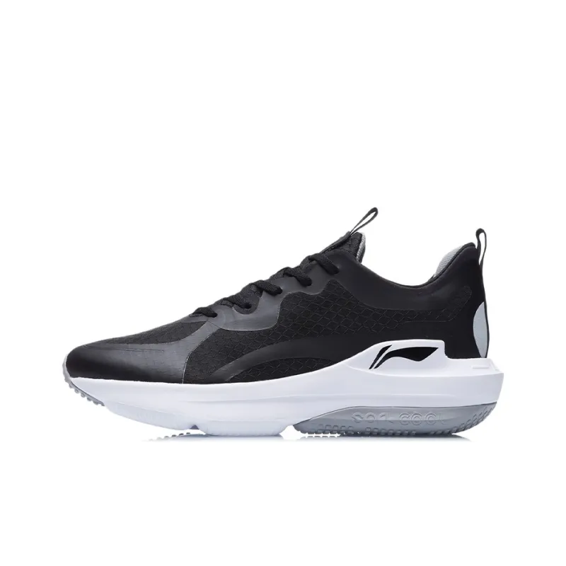 LINING Soft COOL Casual Shoes Men Low Top Black/White-0