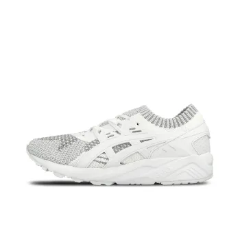Asics Gel-Kayano Trainer Knit Wear-Resistant Low-Top Running Shoes Unisex White Gray
