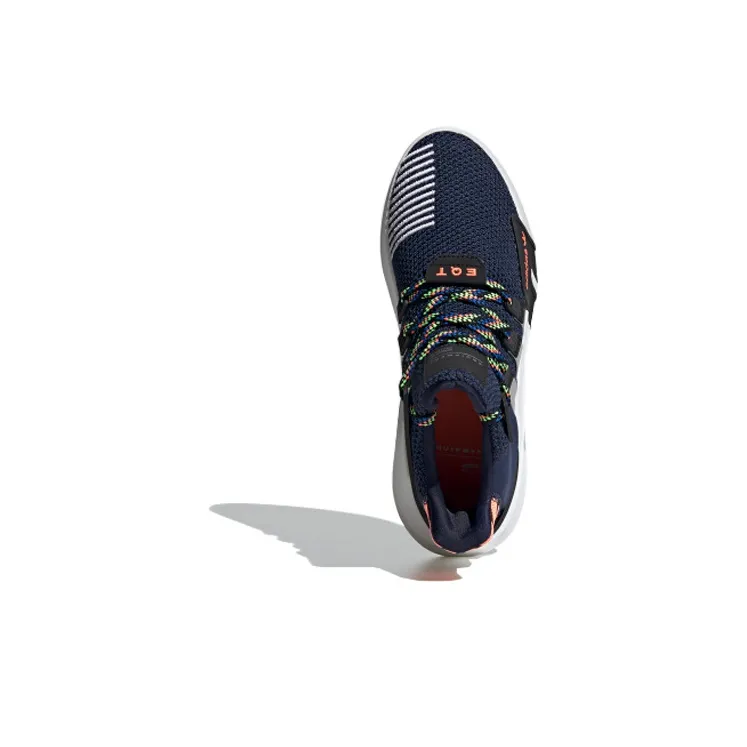 Adidas Originals Eqt Bask Adv Cushioning, Slip Resistant, And Abrasion Resistant Low Top Casual Shoes Men's Blue White-3