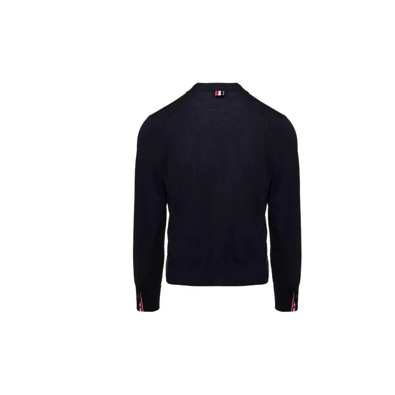 THOM BROWNE Button Up Knitted Cardigan-1