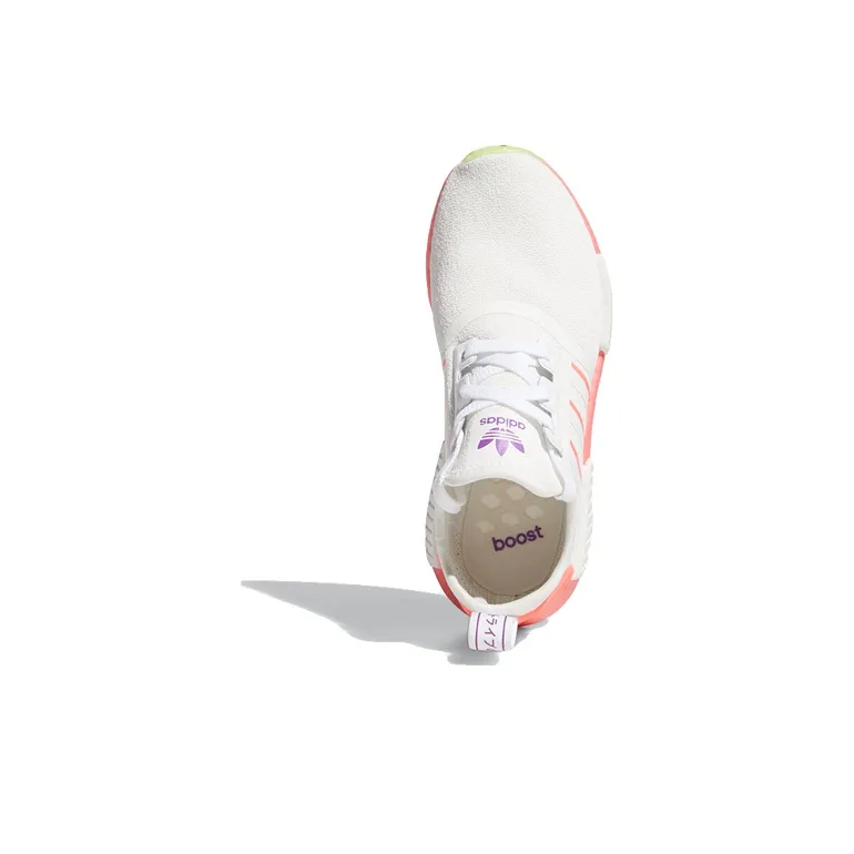 Adidas Nmd R1 White Signal Pink Women's-4