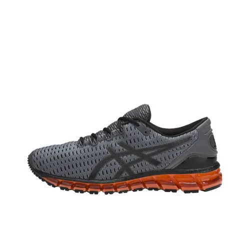 Asics Gel-Quantum 360 Casual Shoes Men Low-Top Black/Orange