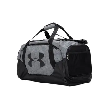 Under Armour Polyester Gym Bag Handbag Crossbody Bag Training Bag Travel Bag Regular Unisex Matte Gray/Dark Gray Silver