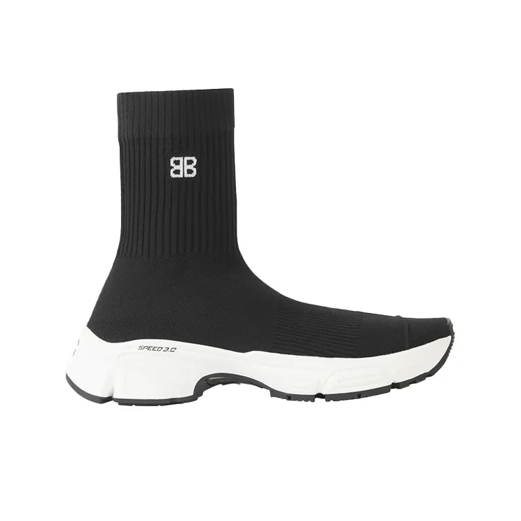 Balenciaga Speed 3.0 Black White Women's-1