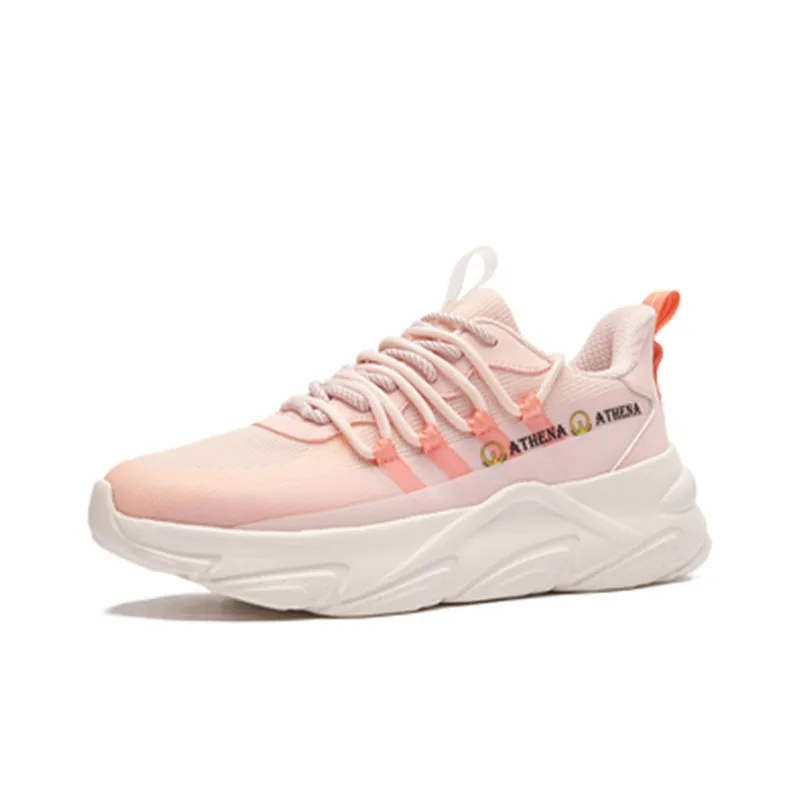 361° Clouds Casual Shoes Women's Low Top Pink/White-2