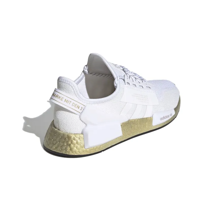 Adidas Nmd V2 Cloud White Gold Metallic Women's-2