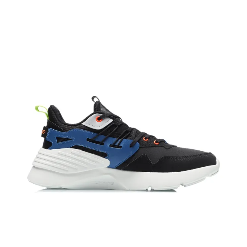 LiNing EXD Lite Low Top Casual Athletic Shoes Men's Black Blue-1