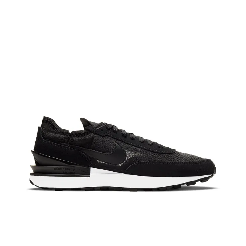 Nike Waffle One Black White-1