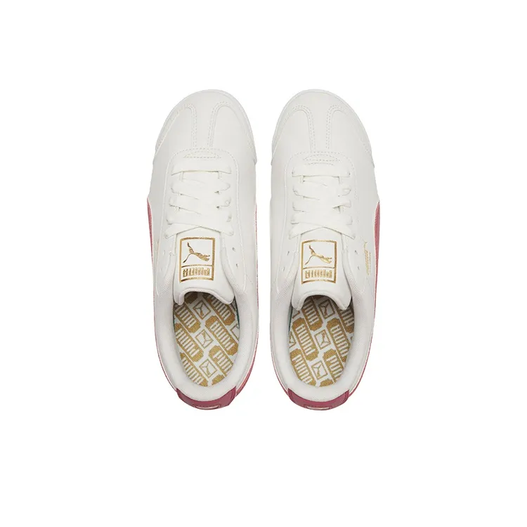 PUMA Roma Wabi sabi White/Red Women's-3