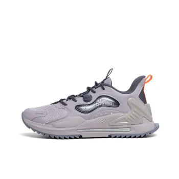 XTEP Mecha Series Low Top Casual Shoes Men's Medium Gray