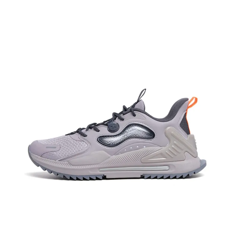 XTEP Mecha Series Low Top Casual Shoes Men's Medium Gray-0