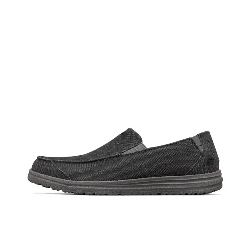 Skechers Melson Low-Top Casual Shoes Men's Black-0