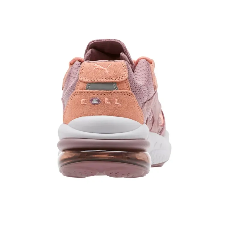 PUMA Unisex Faux Fur Street Style Plain Logo Low Top Sneakers Pink Women's-3