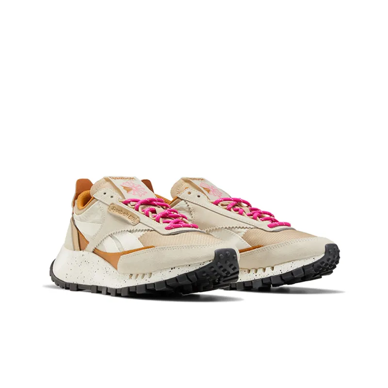 Reebok Classic Leather Legacy Running Shoes Beige/Brown Women's-2