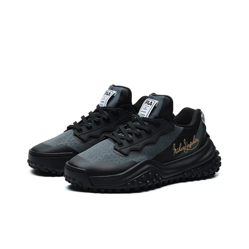 MIHARA YASUHIRO x FILA FM 9 Cushioning Anti Slip Wear Resistant Breathability Low Top Casual Shoes Women's Dark Slate-2