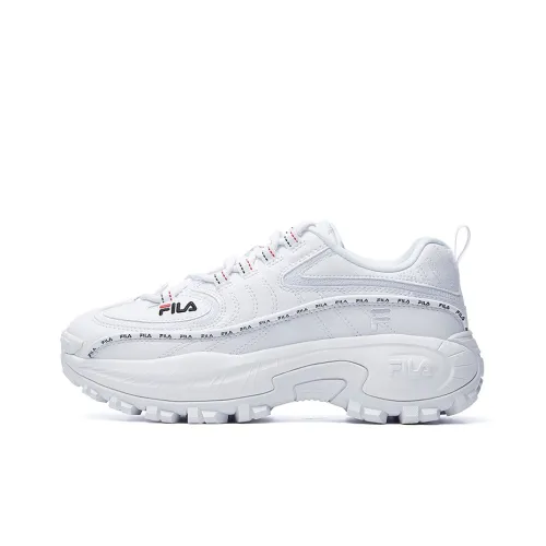 FILA Fashion Sneakers Casual Shoes Women's Low-Top FILA White