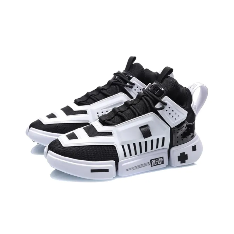 LiNing Mid Top Casual Shoes Unisex-2