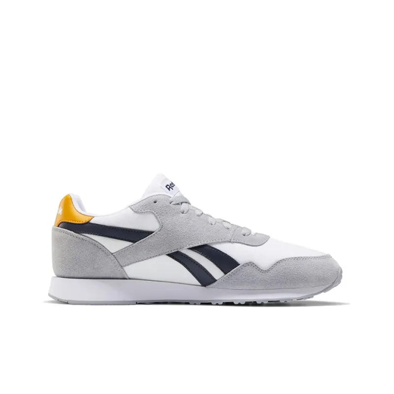 Reebok Royal Ultra Casual Shoes Unisex Low Top White/Gray/Blue/Yellow-1