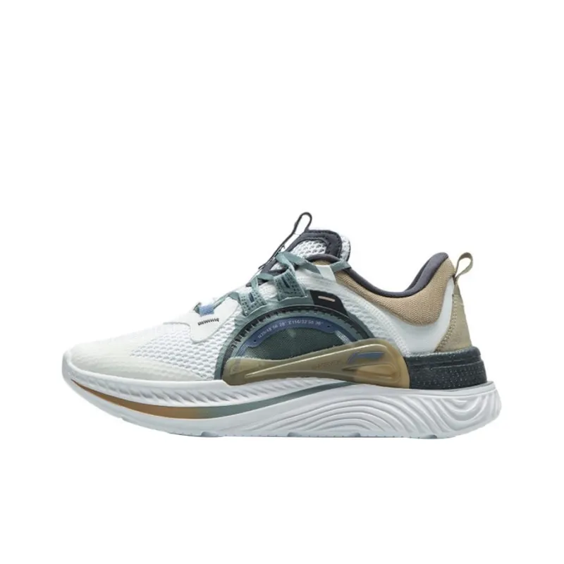 LiNing Spark Anti Slip Wear Resistant Low Top Sports Casual Shoes Men's White-0