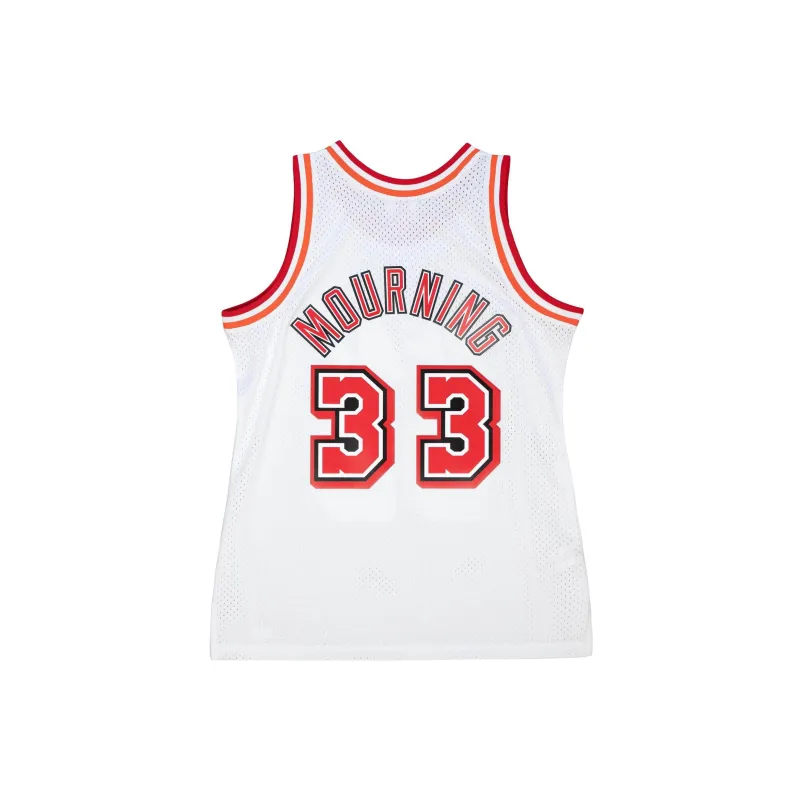 Mitchell Ness 1996/97 Hardwood Classics Alonzo Mourning Miami Heat '' Swingman Jersey-1