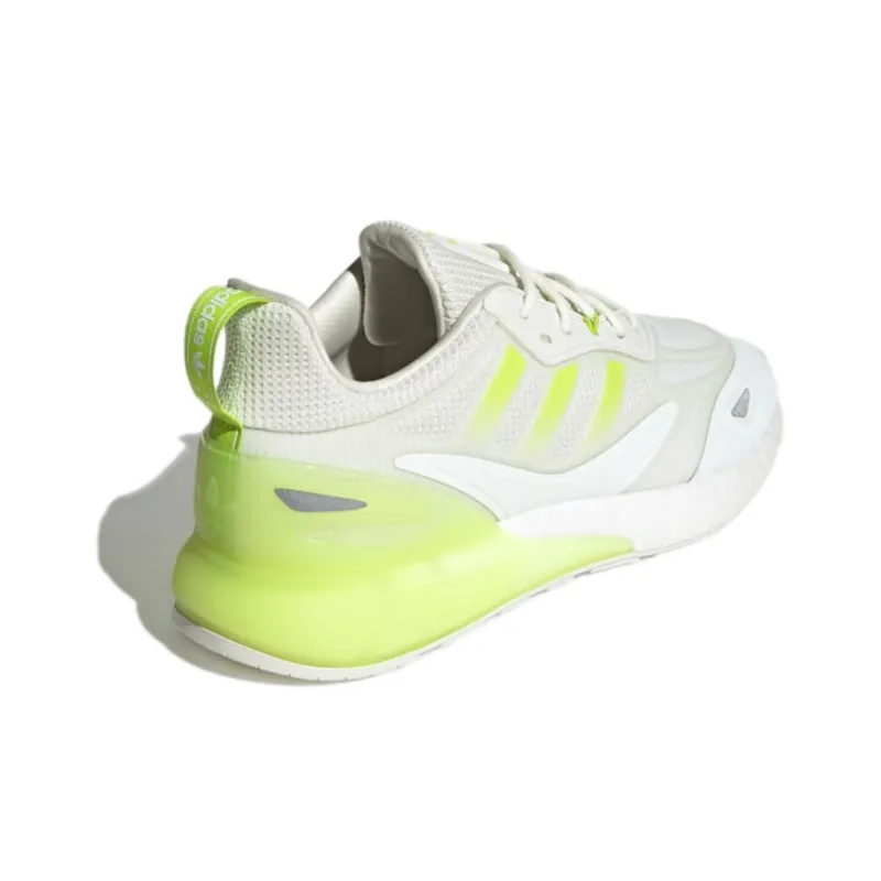 Adidas Zx 2K Boost 2.0 'White Semi Solar Slime'-3