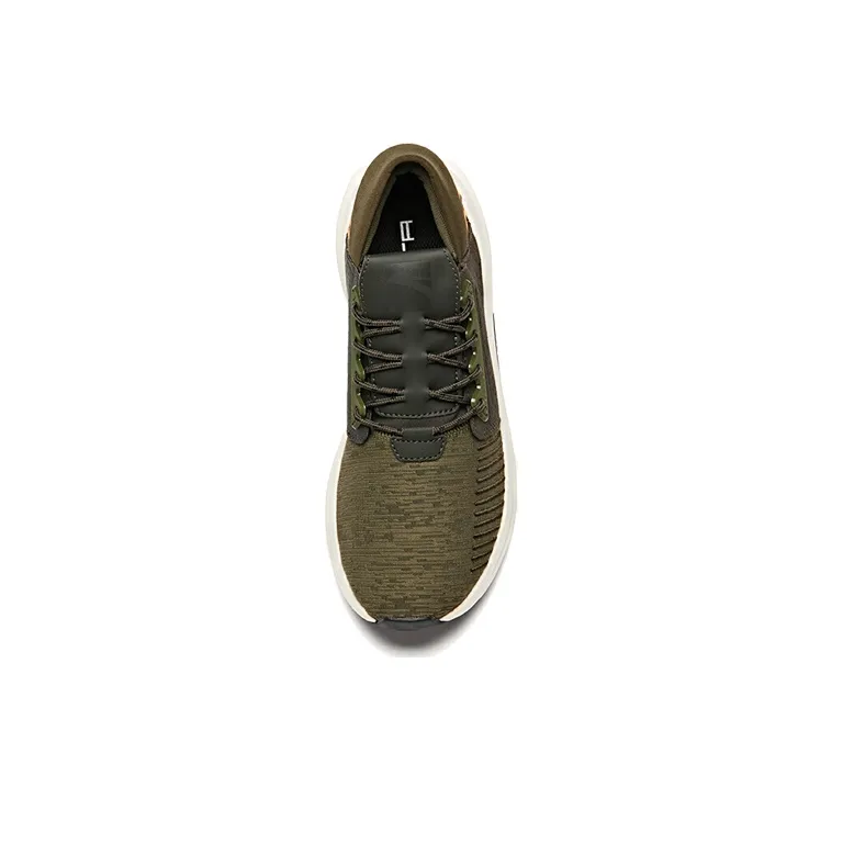ANTA Casual Shoes Men Low Top Carbon Green Orange-2