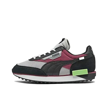 PUMA Future Rider Low Top Casual Shoes Women's Black Red White