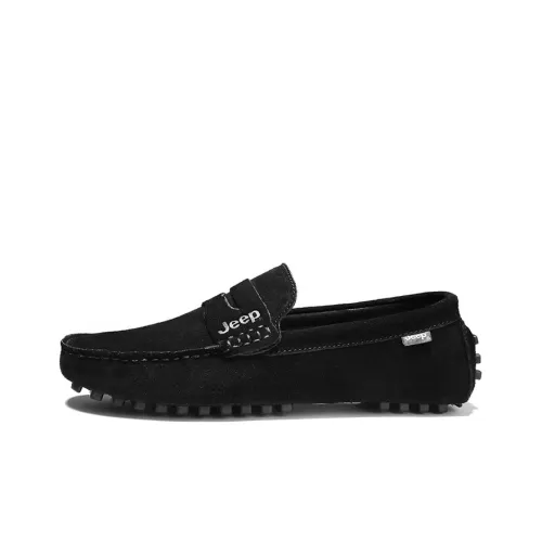 Jeep Casual Shoes Men Low-Top Black