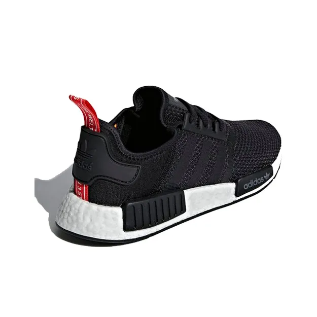 Adidas Nmd R1 Core Black Solar Orange-4