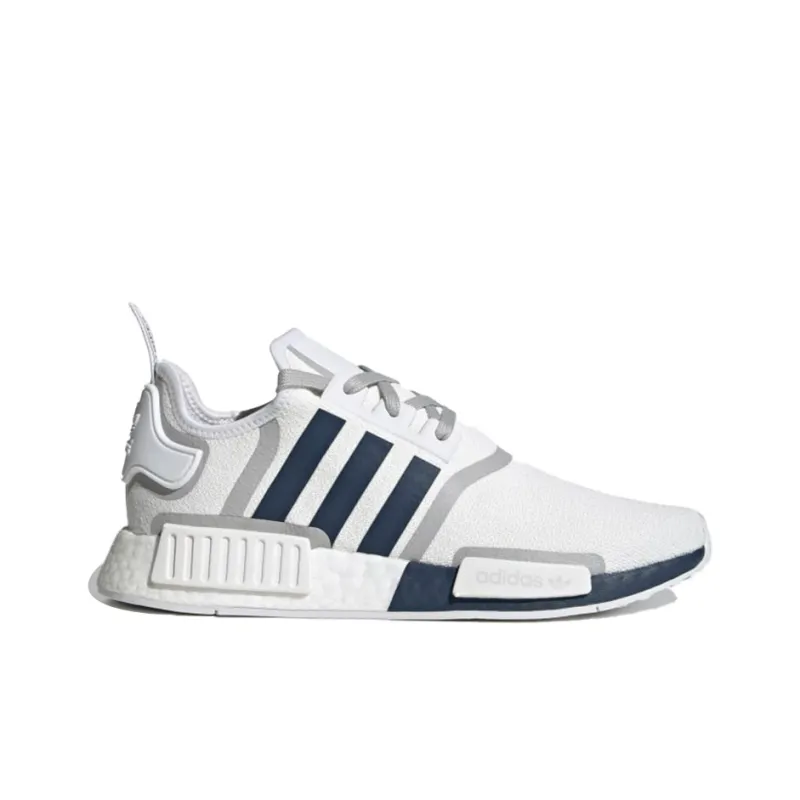 Adidas Nmd R1 White Crew Navy-1