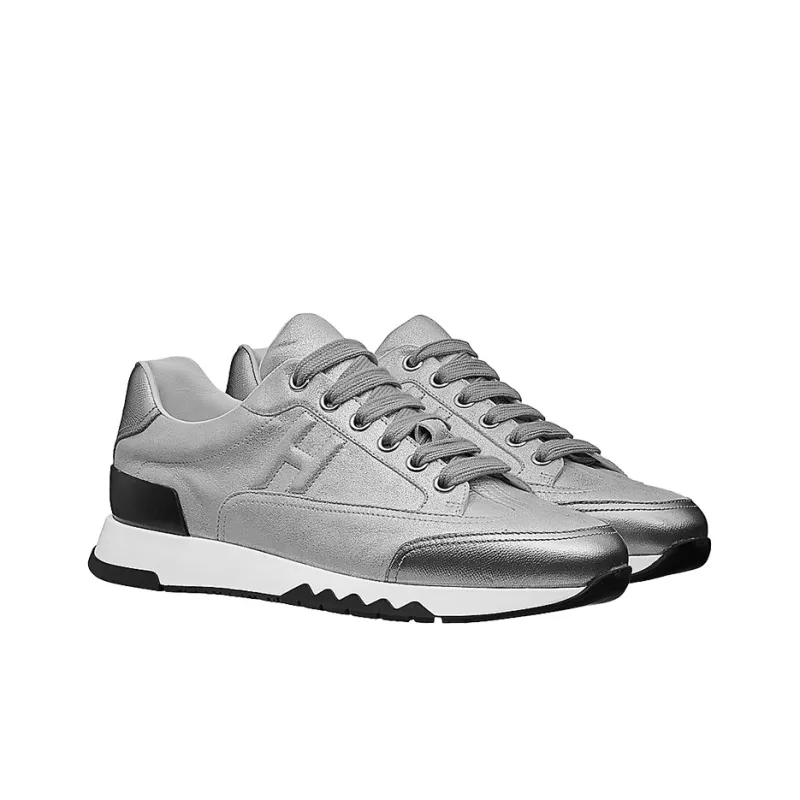 HERMES Trail Madame Cushioning Anti-Slip And Wear-Resistant Low-Top Casual Shoes Women's Silver Gray-3