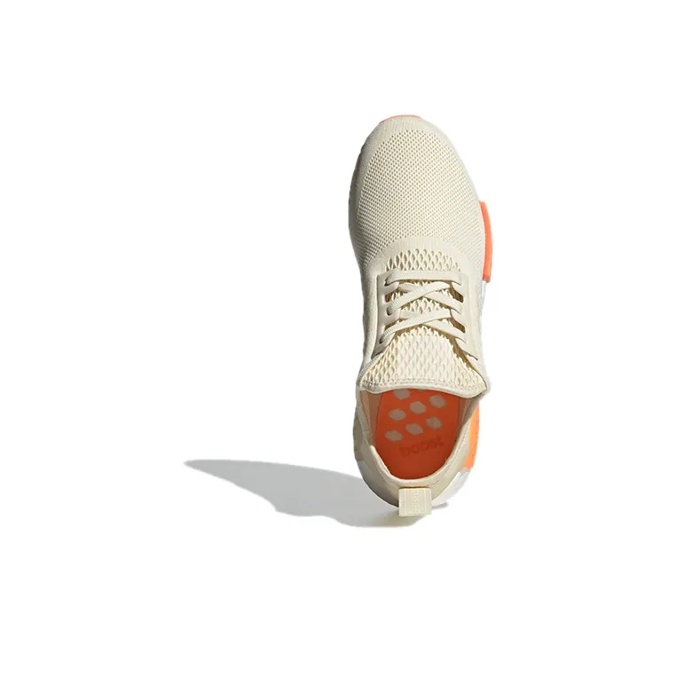 Adidas Nmd R1 Cream White Screaming Orange-4