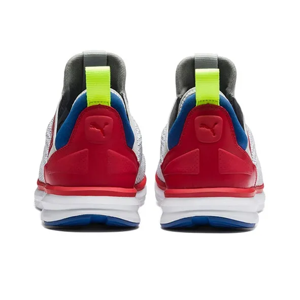 PUMA Enzo Beta Woven Low top Running Shoes Grey/Red/Blue-3