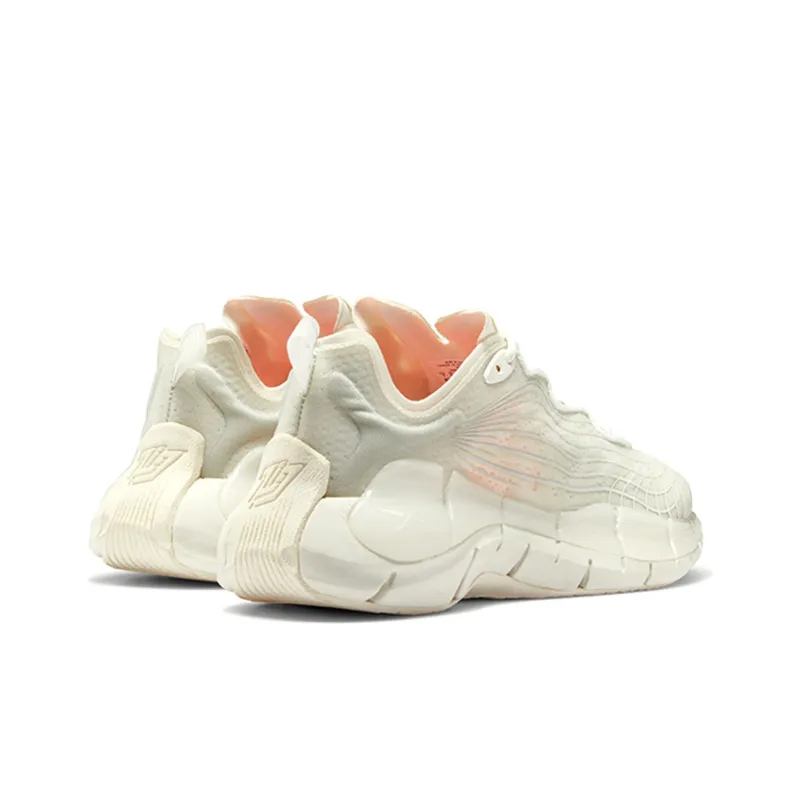 Reebok Zig Kinetica 2 Chalk Orange Flare Women's-3